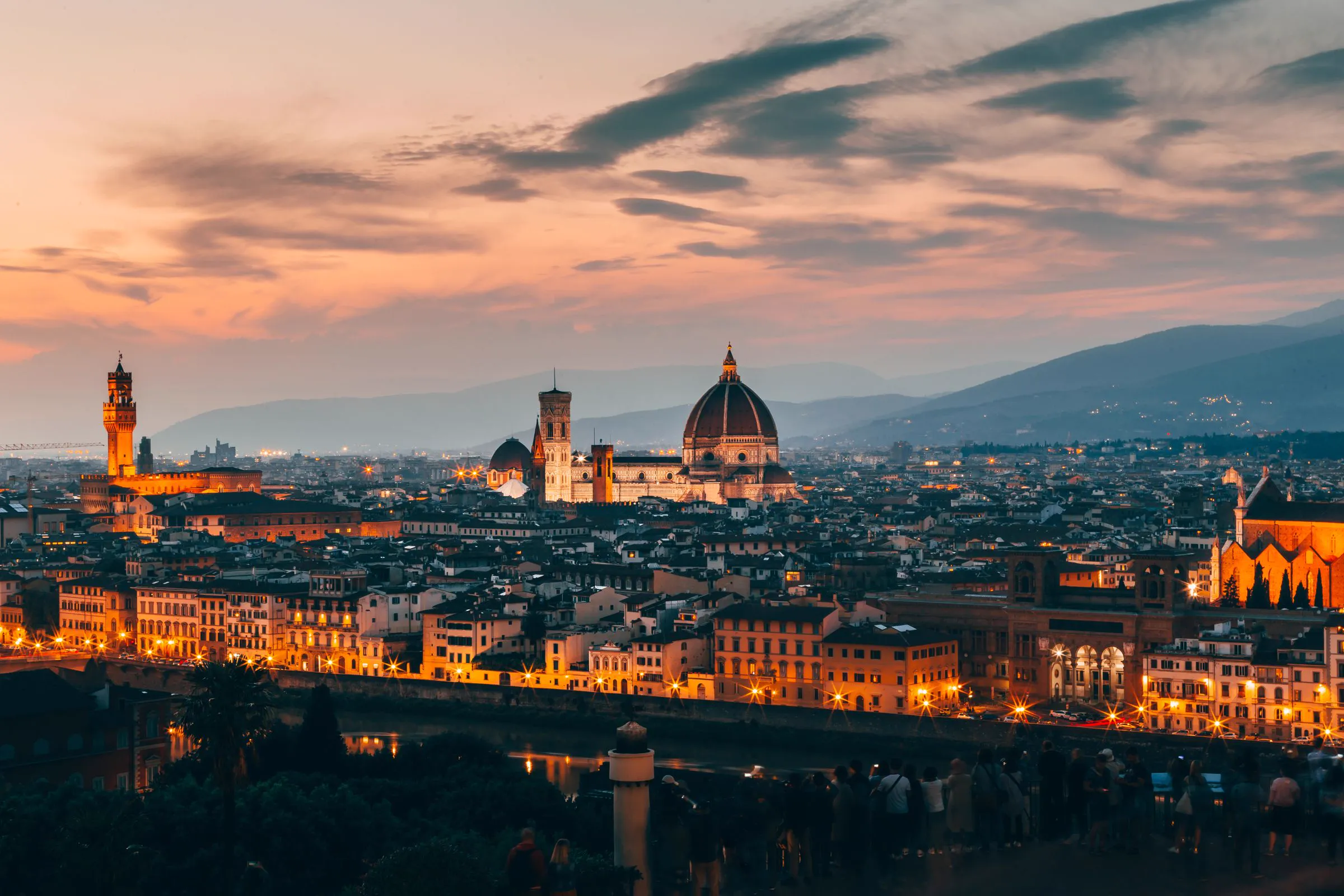 Firenze al tramonto — Traslochi e Sgomberi Firenze ToscaBox
